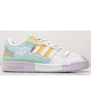 Кроссовки Adidas Forum Low Exhibit Cloud White Orange Tint