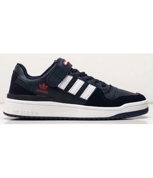 Кроссовки Adidas Forum Low Navy Blue White