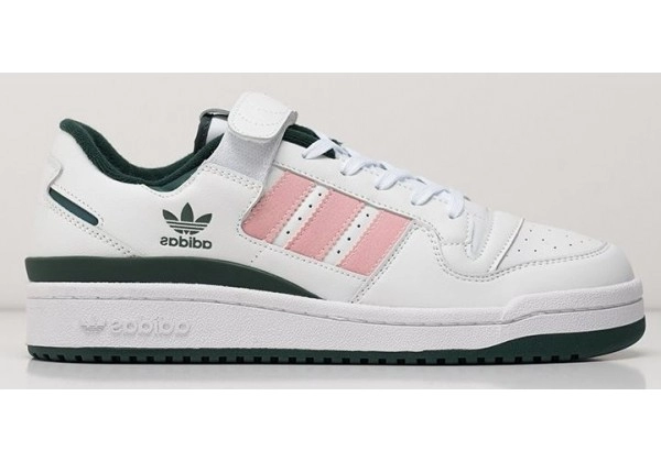 Кроссовки Adidas Forum Low White Green Pink