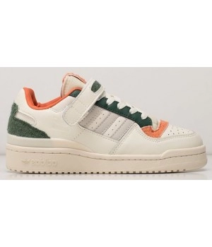 Кроссовки Adidas Forum Low Fleece Cream Green