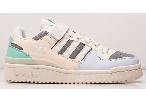 Кроссовки Adidas Forum Low WMNS White Pink Grey