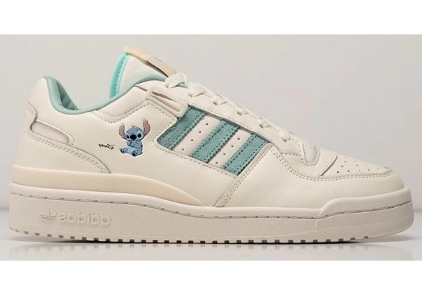 Кроссовки Adidas x Disney x Forum Low Stitch Sail Green