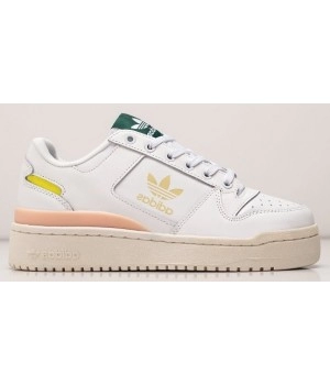 Кроссовки Adidas Forum Bold Low Cloud White Pink Gold Sail