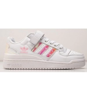 Кроссовки Adidas Forum Low WMNS White Pink