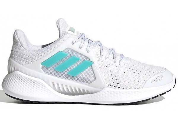 Кроссовки Adidas Climacool белые с бирюзовым