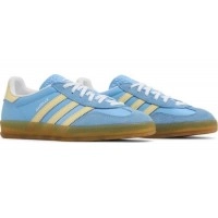 Кроссовки Adidas Gazelle Indoor Semi Blue Burst Almost Yellow