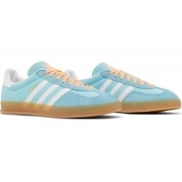 Кроссовки Adidas Gazelle Indoor Preloved Blue White Gum
