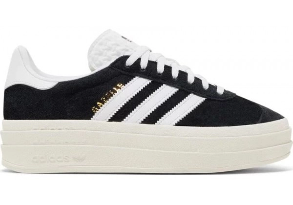 Кроссовки Adidas Gazelle Bold Core Black White