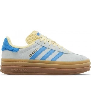 Кроссовки Adidas Gazelle Bold Almost Blue Yellow