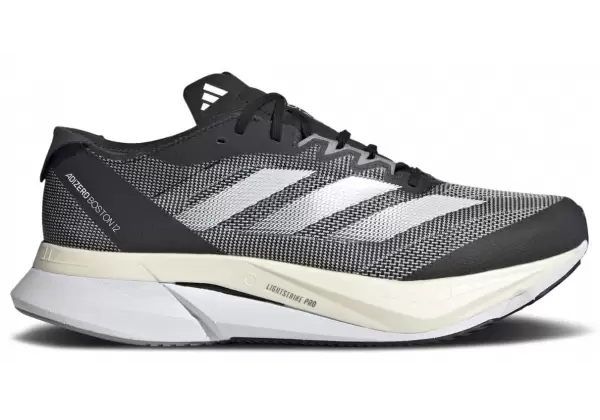 Кроссовки Adidas Adizero Boston 12 Wide Black Carbon