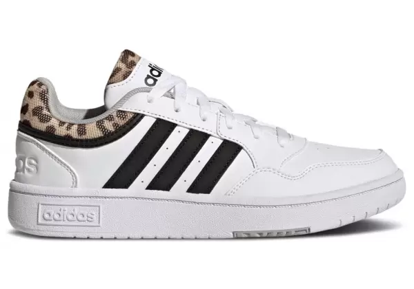 Кроссовки Adidas Hoops 3.0 Low White Leopard