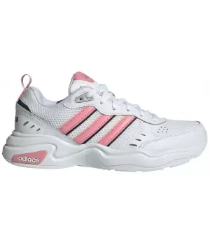 Кроссовки Adidas Strutter белые с розовым