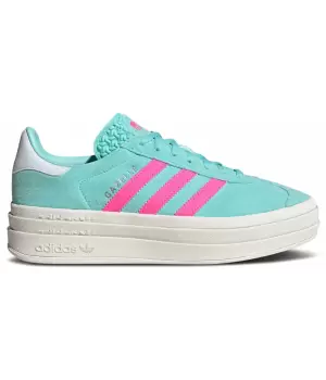 Кроссовки Adidas Gazelle Bold Flash Aqua Lucid Pink