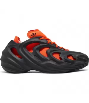 Кроссовки Adidas AdiFOM Q Core Black Imperial Orange черный с оранжевым