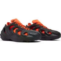 Кроссовки Adidas AdiFOM Q Core Black Imperial Orange черный с оранжевым