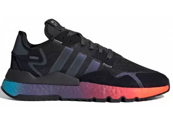 Кроссовки Adidas Nite Jogger Core Black Violet