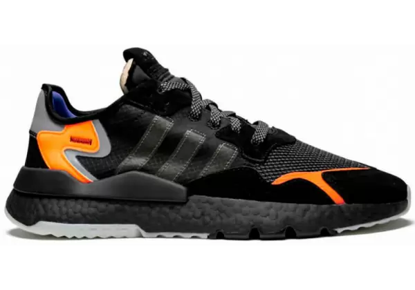 Кроссовки Adidas Nite Jogger Core Black Orange