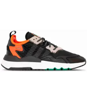 Кроссовки Adidas Nite Jogger Black Orange Green