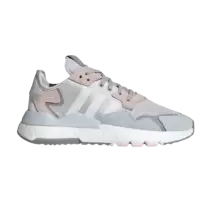 Кроссовки Adidas Nite Jogger белые с серым