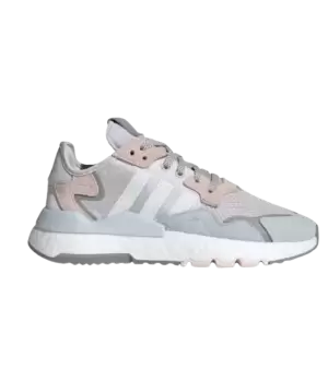 Кроссовки Adidas Nite Jogger белые с серым