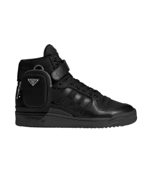 Кроссовки Prada x Adidas Forum High Triple Black