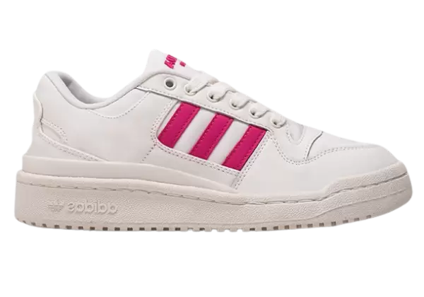 Кроссовки Prada x Adidas Forum Low White Pink