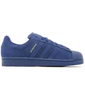 Кроссовки Adidas Superstar синие моно