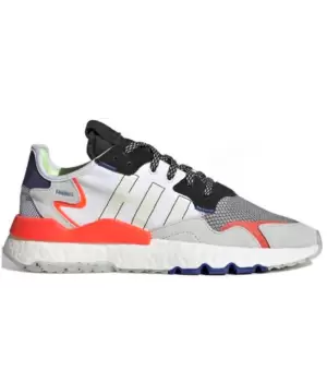 Кроссовки мужские Adidas Nite Jogger серые с оранжевым