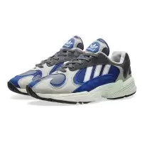 Кроссовки Adidas Yung-1 синие с серым