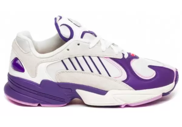 Кроссовки Adidas Originals Yung-1 фиолетовые с белым