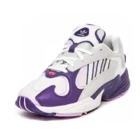 Кроссовки Adidas Originals Yung-1 фиолетовые с белым