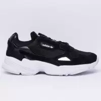 Кроссовки Adidas Falcon черные с белым