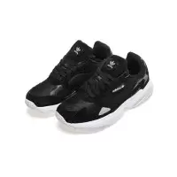 Кроссовки Adidas Falcon черные с белым