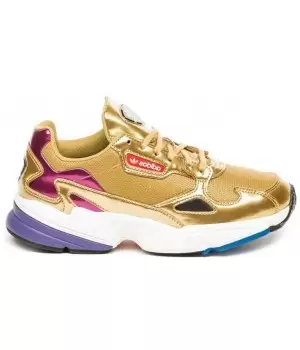 Кроссовки Adidas Falcon золотые