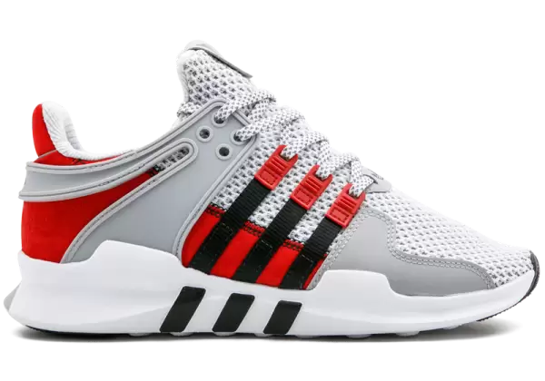 Кроссовки Adidas Equipment серые с красным