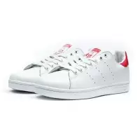 Кроссовки Adidas Stan Smith белые с красным
