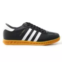 Кроссовки Adidas Hamburg кожаные черные