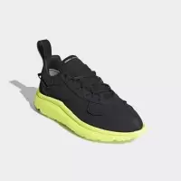 Кроссовки Adidas Y-3 Shiku черные с зеленым