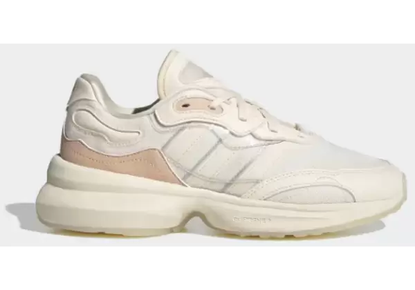 Кроссовки Adidas Zentic моно бежевые