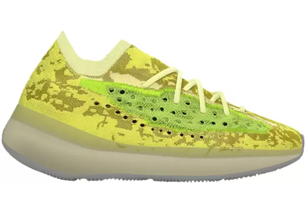 Кроссовки Adidas Yeezy Boost 380 Hylte желтые