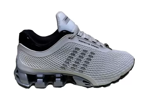 Кроссовки Adidas Posche Design Sport белые с серым