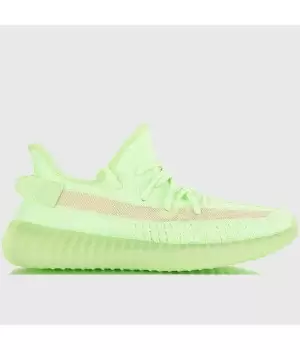 Кроссовки Adidas Yeezy Boost 350 Glow ярко-зеленые