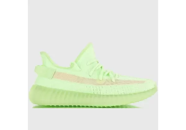 Кроссовки Adidas Yeezy Boost 350 Glow ярко-зеленые