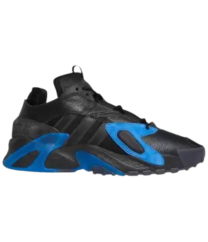 Кроссовки Adidas Streetball черные с синим