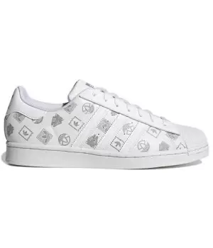 Кроссовки Adidas Superstar Print White