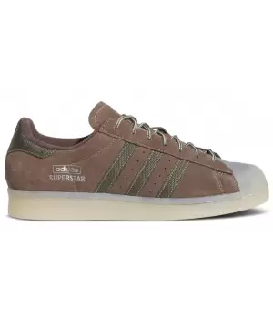 Кроссовки Adidas Superstar Earth Strata Olive коричневые