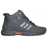 Кроссовки Adidas Terrex ClimaProof Gray высокие c мехом