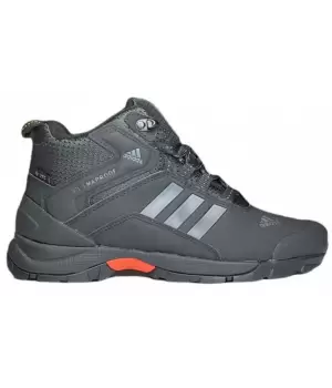 Кроссовки Adidas Terrex ClimaProof Gray высокие c мехом