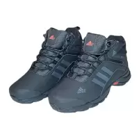 Кроссовки Adidas Terrex ClimaProof Gray высокие c мехом