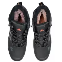 Кроссовки Adidas Terrex ClimaProof Gray высокие c мехом